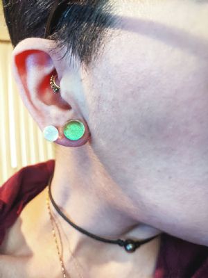 Deluxe Dichroic Plugs Collection Customer Photo